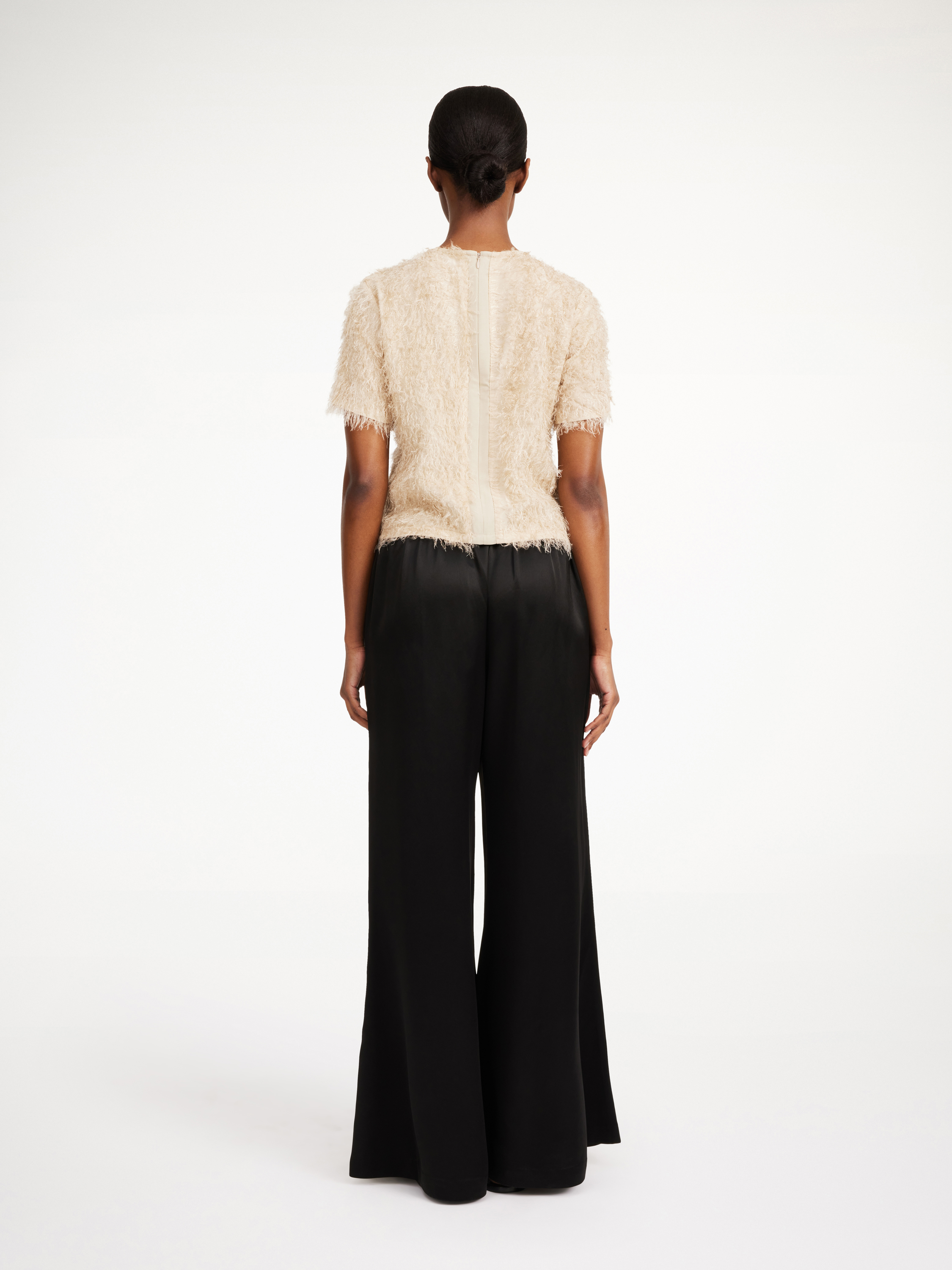 Shop By Malene Birger Lucee Flared Trousers In Black