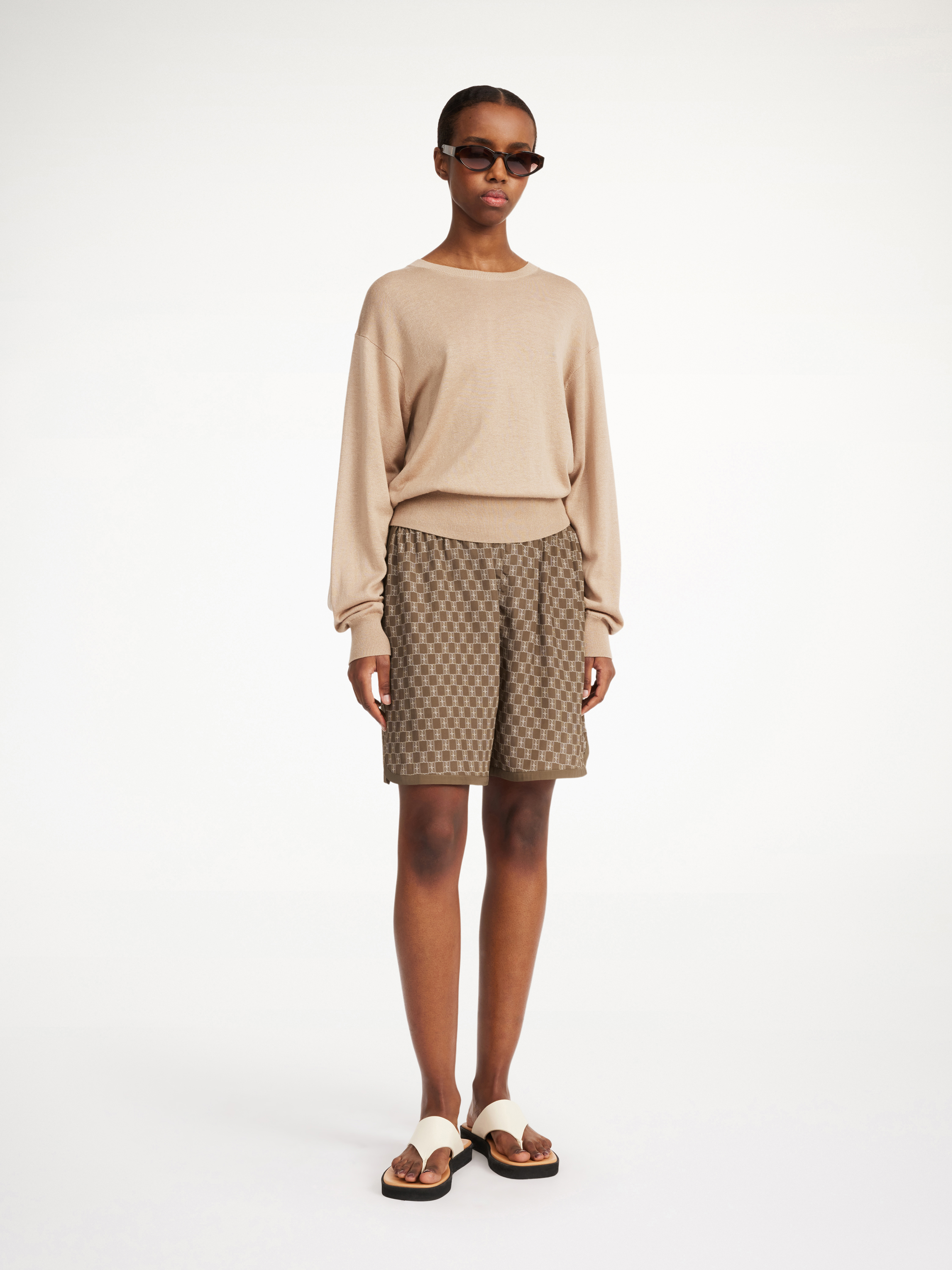 By Malene Birger Sioni Shorts In Mono Lined 1dj