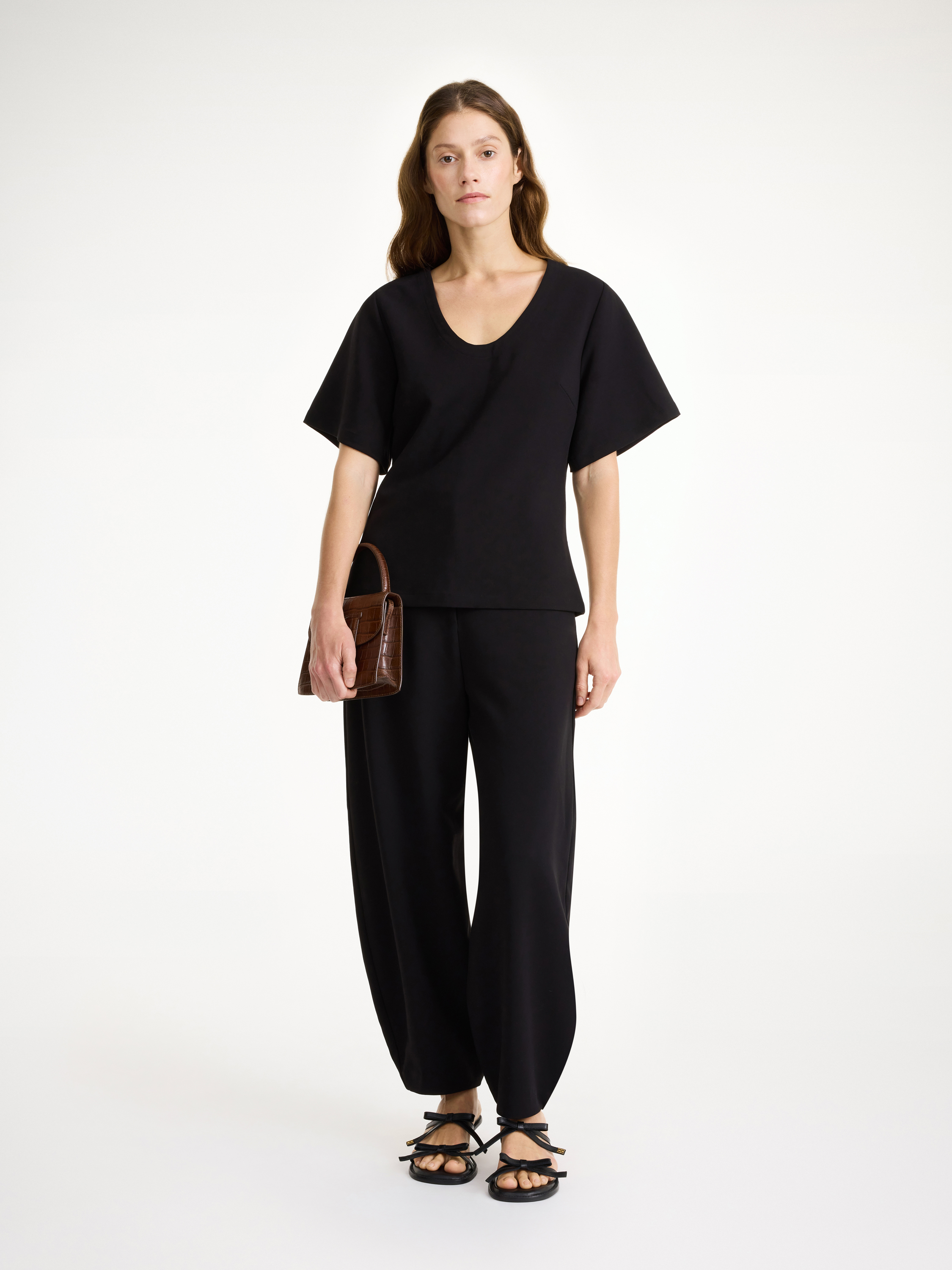 By Malene Birger Lunae T-shirt In Black