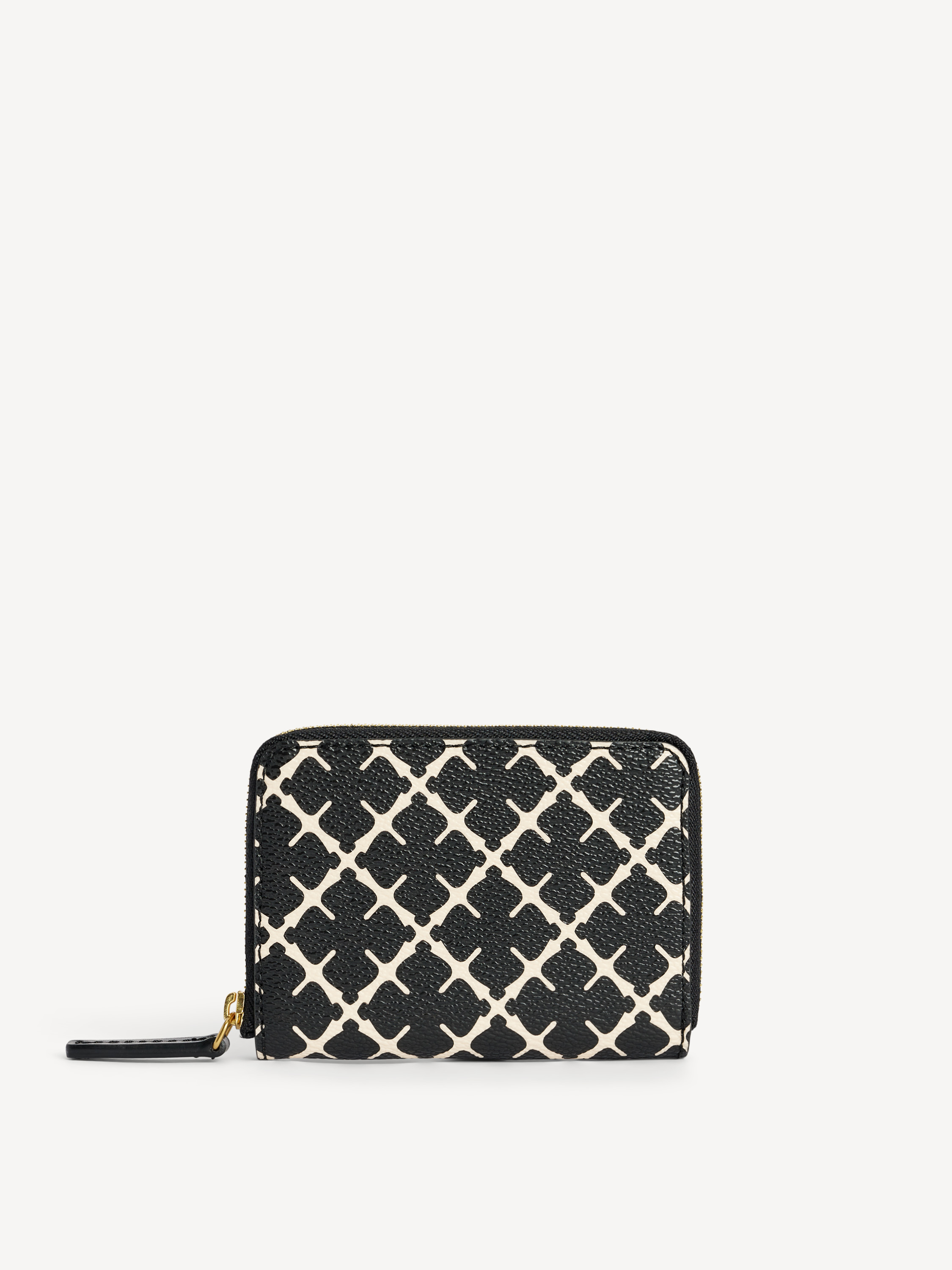 By Malene Birger Elia Printed Coin Purse In Black