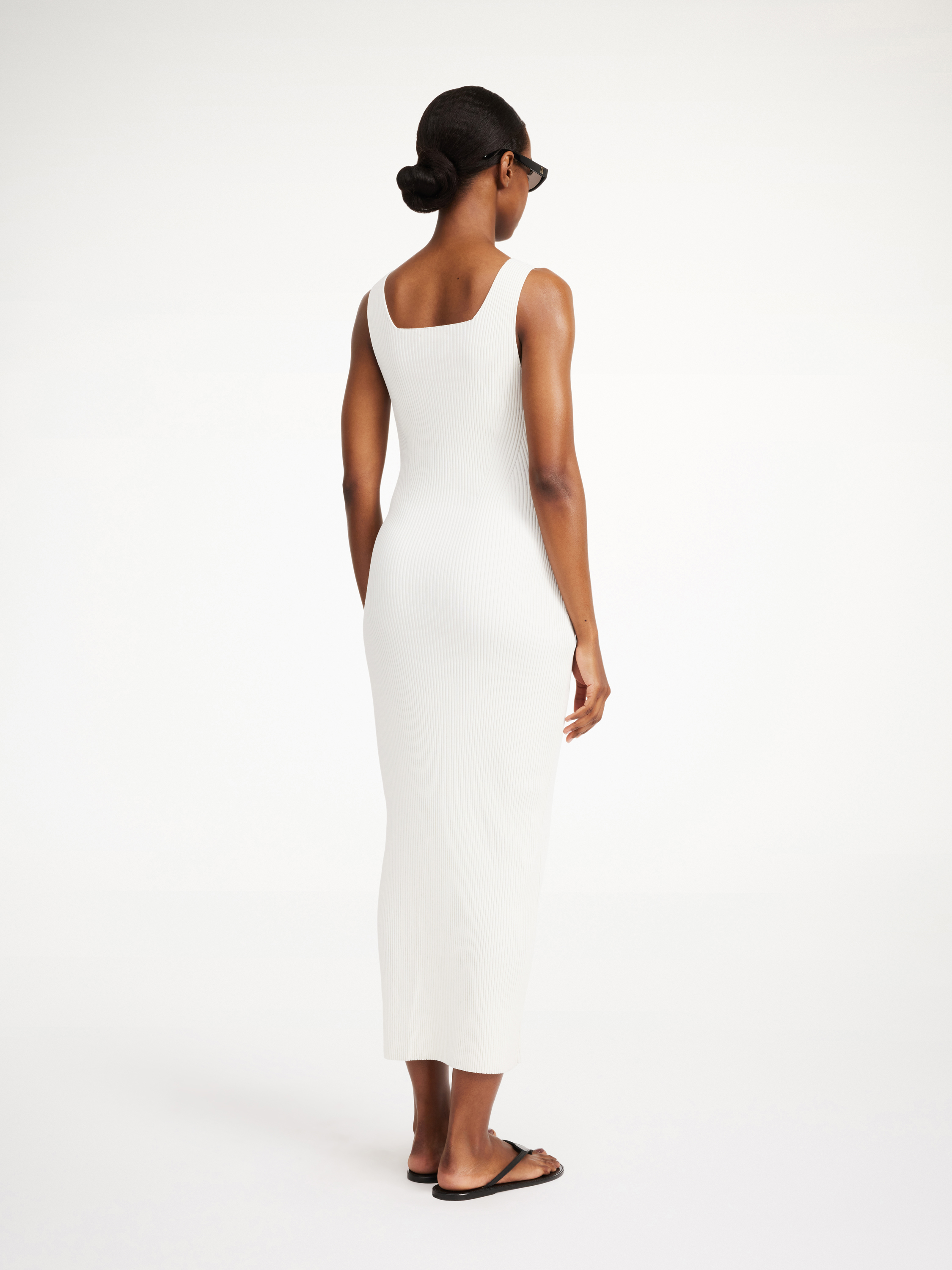 Shop By Malene Birger Milelo Maxi Dress In Soft White