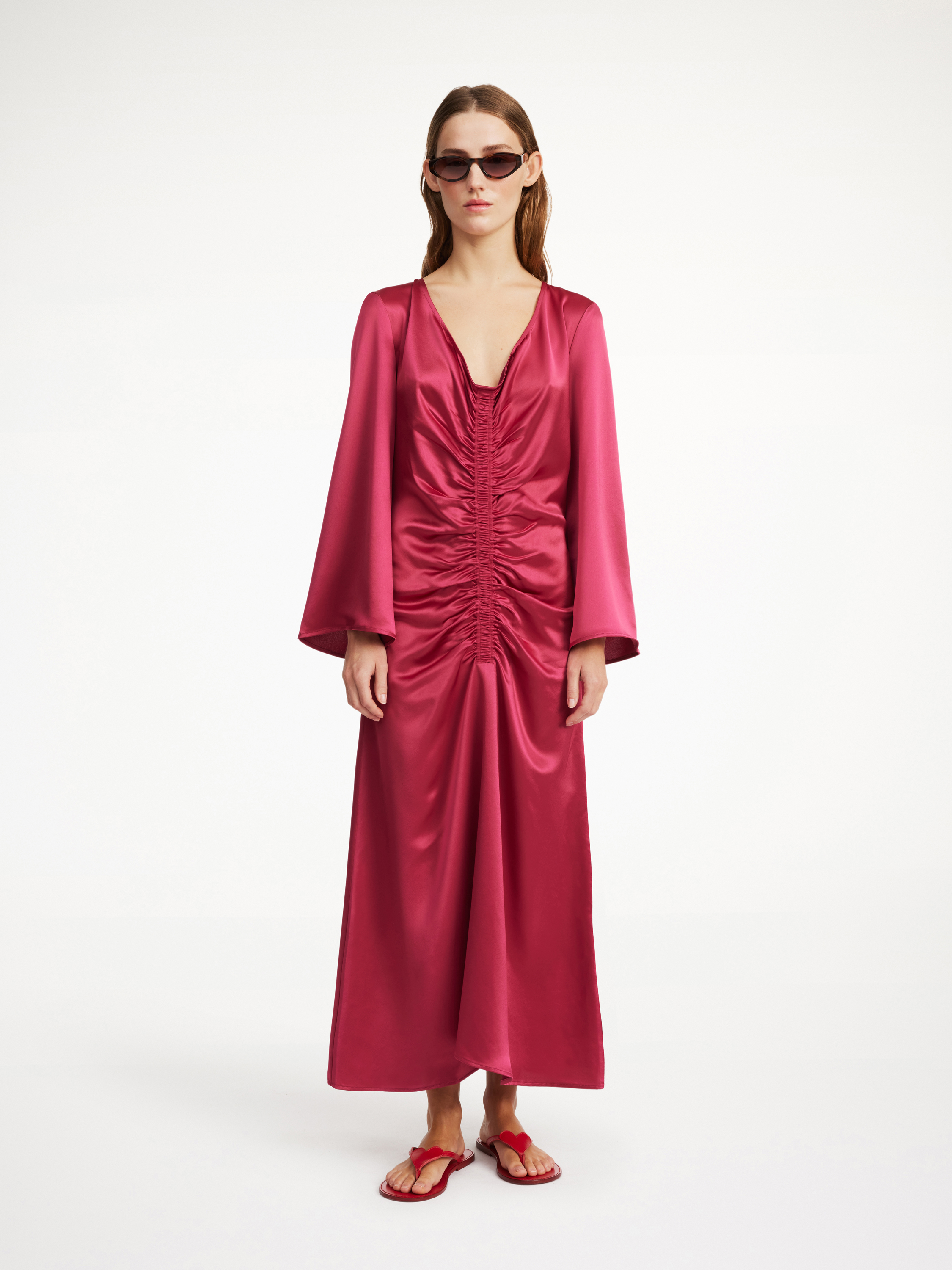 By Malene Birger Lavende Maxi Dress In Wild Berries