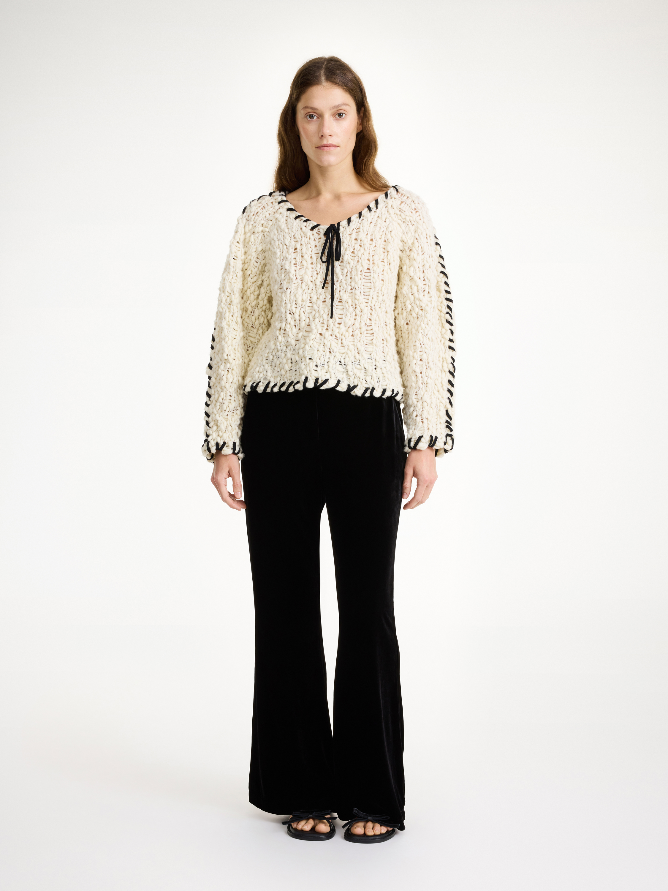 By Malene Birger Milea Sweater In Soft White