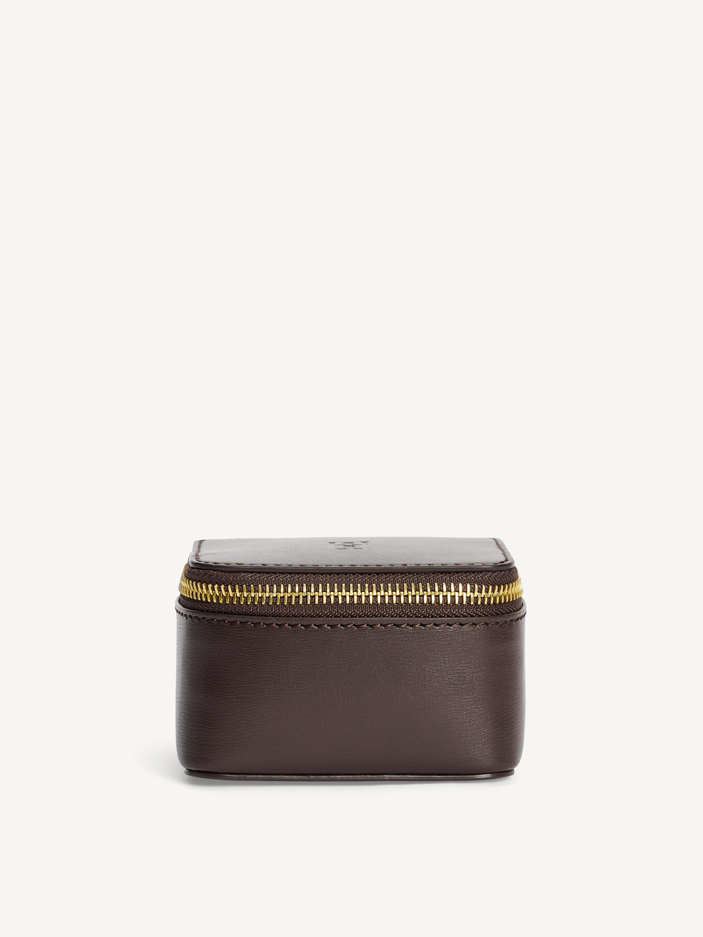 By Malene Birger Aya Bijoux Jewellery Bag In Dark Brown