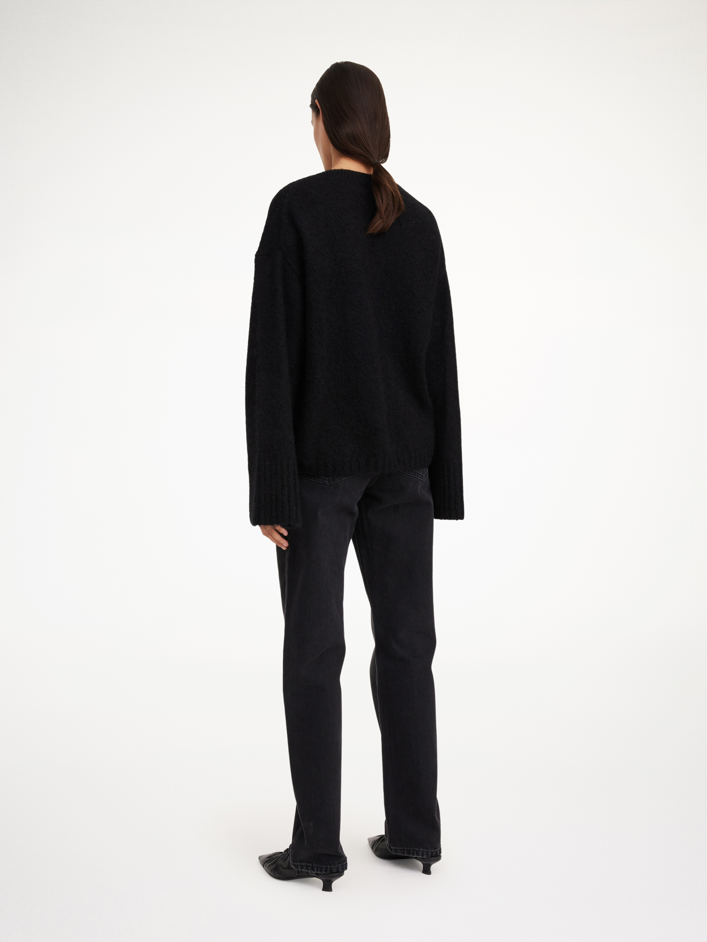 Shop By Malene Birger Cimone Sweater In Black