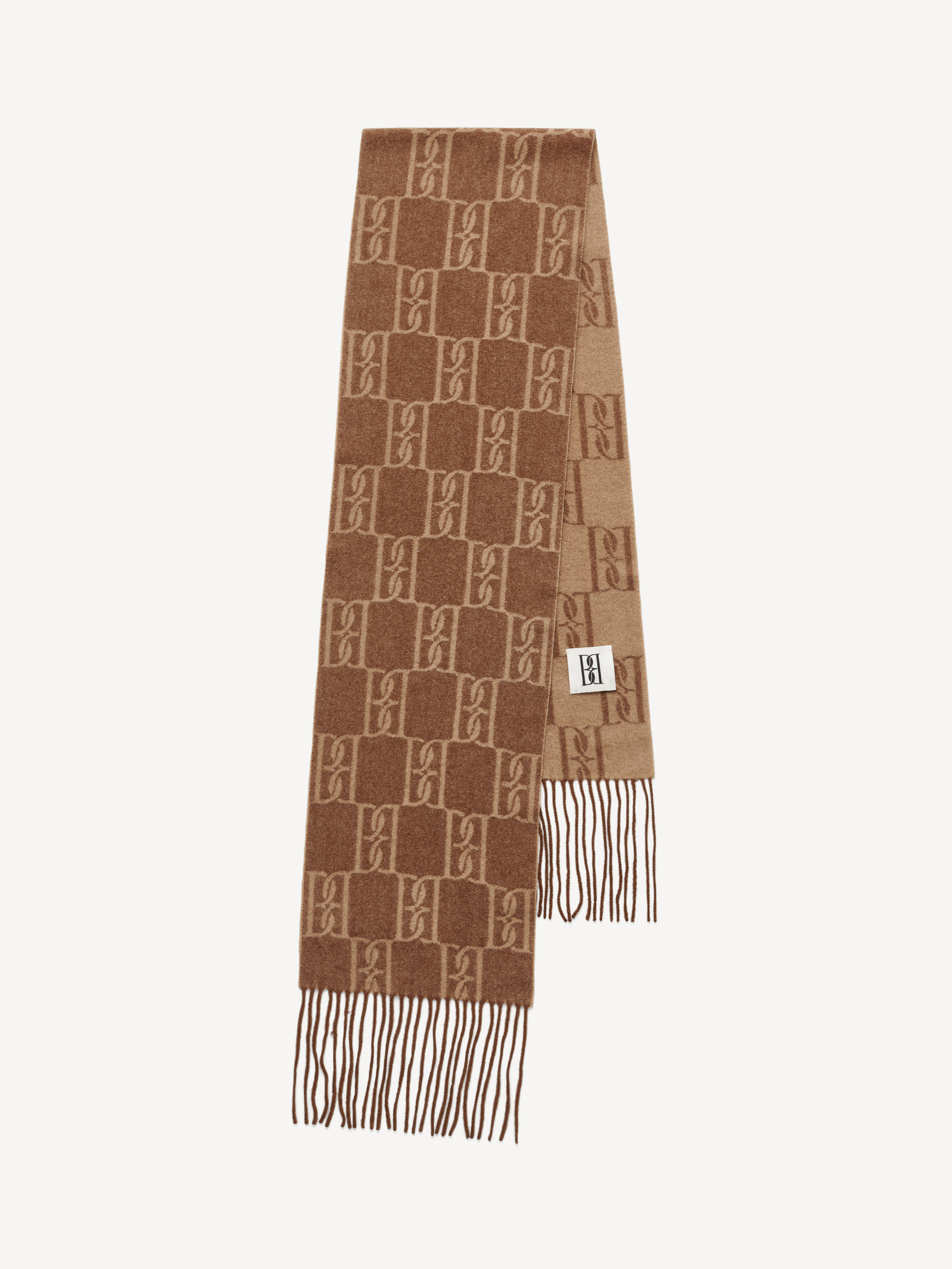 By Malene Birger Manno Wool Scarf In Burgundy