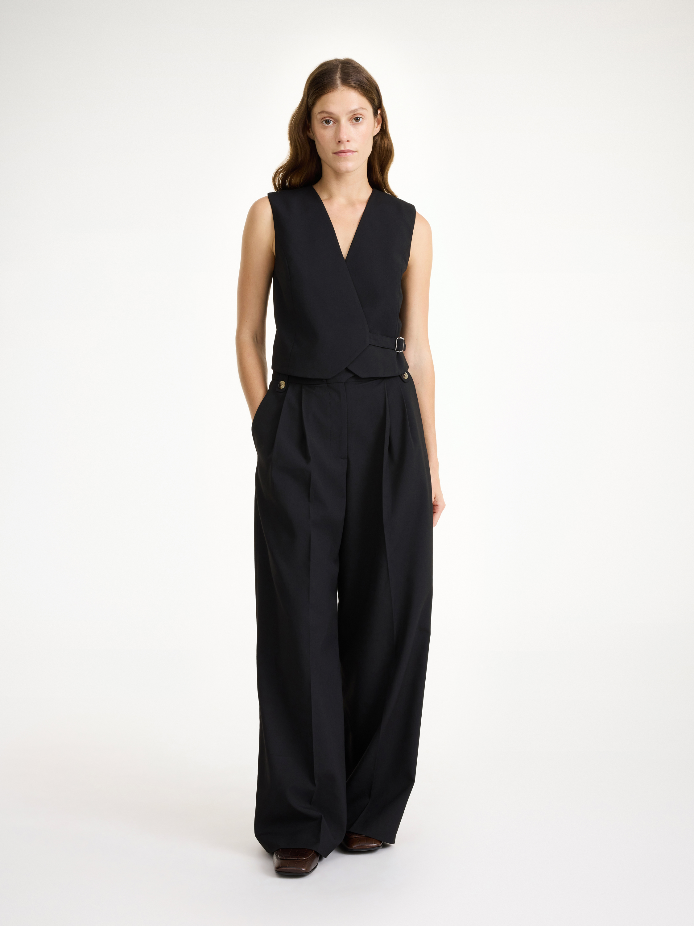 By Malene Birger Talime Waistcoat In Black