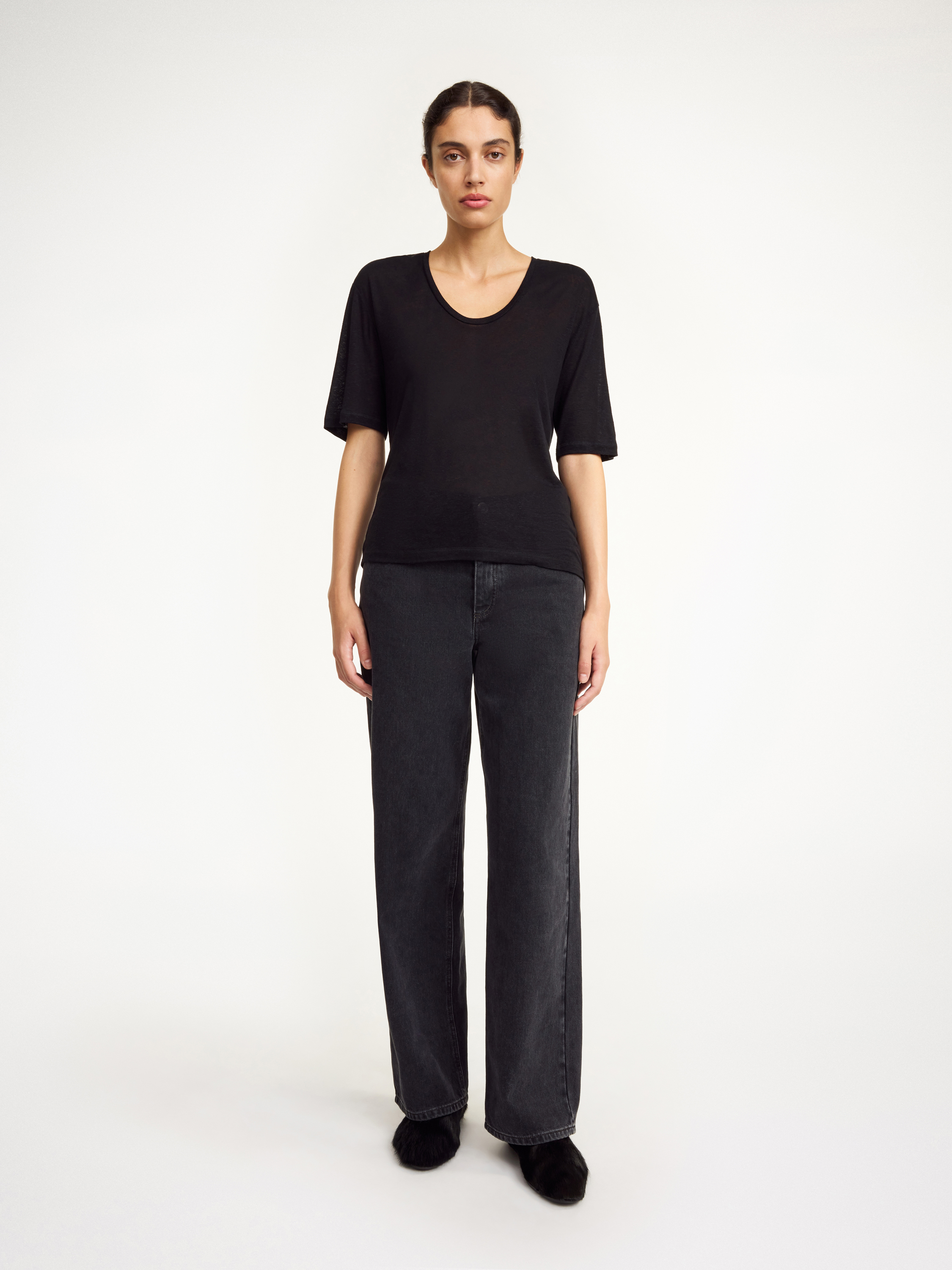 By Malene Birger Amaringa T-shirt In Black