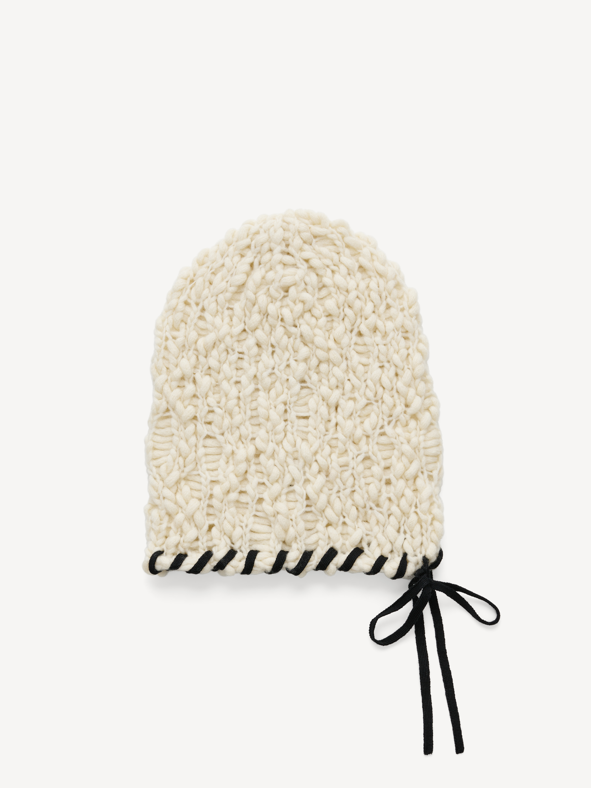 By Malene Birger Mossy Wool Hat In Soft White